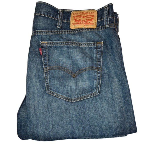Levi Strauss & Co Other - Levi's 527 Jeans Men's W40 L30 Medium Wash Bootcut‎ Denim Pants Cotton